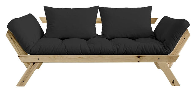 Bebop Sovesofa Dark Grey/Natur - UNOLIVING.COM