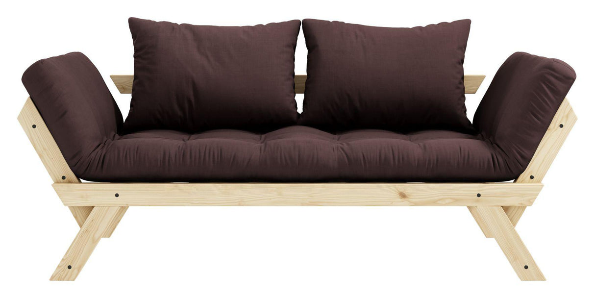 Bebop Sovesofa, Fyrretræ/Brun - UNOLIVING.COM