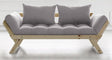 Bebop Sovesofa Grey/Natur - UNOLIVING.COM