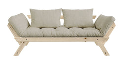 Bebop Sovesofa, Linen/Natur - UNOLIVING.COM