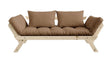 Bebop Sovesofa, Mocca/Natur - UNOLIVING.COM