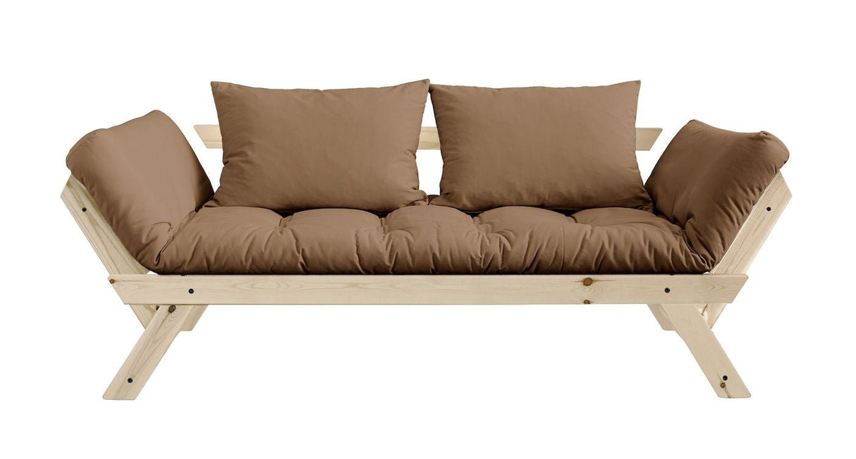 Bebop Sovesofa, Mocca/Natur - UNOLIVING.COM