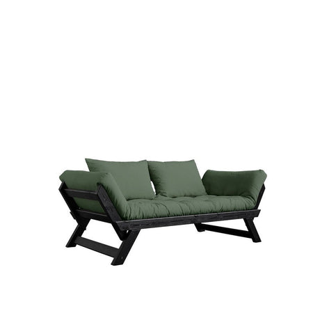 Bebop Sovesofa, Olive Green/Sort - UNOLIVING.COM