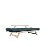 Bebop Sovesofa, Petroleum Blue/Natur - UNOLIVING.COM