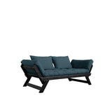 Bebop Sovesofa, Petroleum Blue/Sort - UNOLIVING.COM