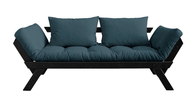 Bebop Sovesofa, Petroleum Blue/Sort - UNOLIVING.COM