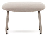 Belina Puf, Beige Chenille - UNOLIVING.COM