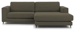 Bernadotte Sofa m. bred chaiselong XL højre, Grøn - UNOLIVING.COM