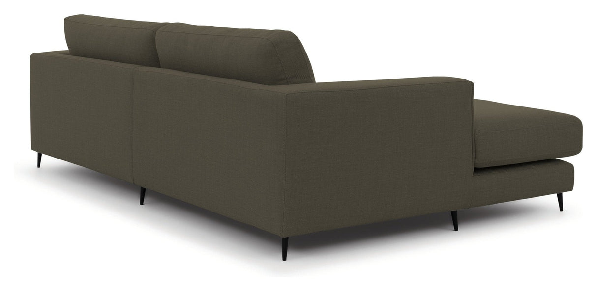 Bernadotte Sofa m. bred chaiselong XL venstre, Grøn - UNOLIVING.COM