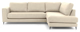 Bernadotte Sofa m. chaiselong 3 - pers. open højre, Beige - UNOLIVING.COM