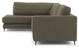 Bernadotte Sofa m. chaiselong 3 - pers. open venstre, Grøn - UNOLIVING.COM