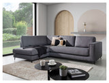 Bernadotte Sofa m. chaiselong 3,5 - pers. open venstre, Antracit - UNOLIVING.COM