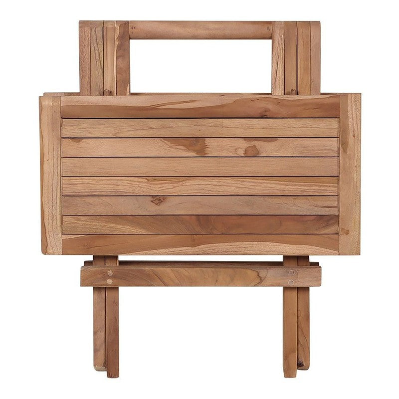 Bilbao Klapbord 50x50, Teak - UNOLIVING.COM