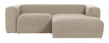 Blok 2 - pers. Sofa m. højrevendt Chaise Beige - UNOLIVING.COM