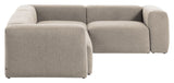 Blok 3 - pers. Hjørnesofa Beige Chenille, 290x230 - UNOLIVING.COM