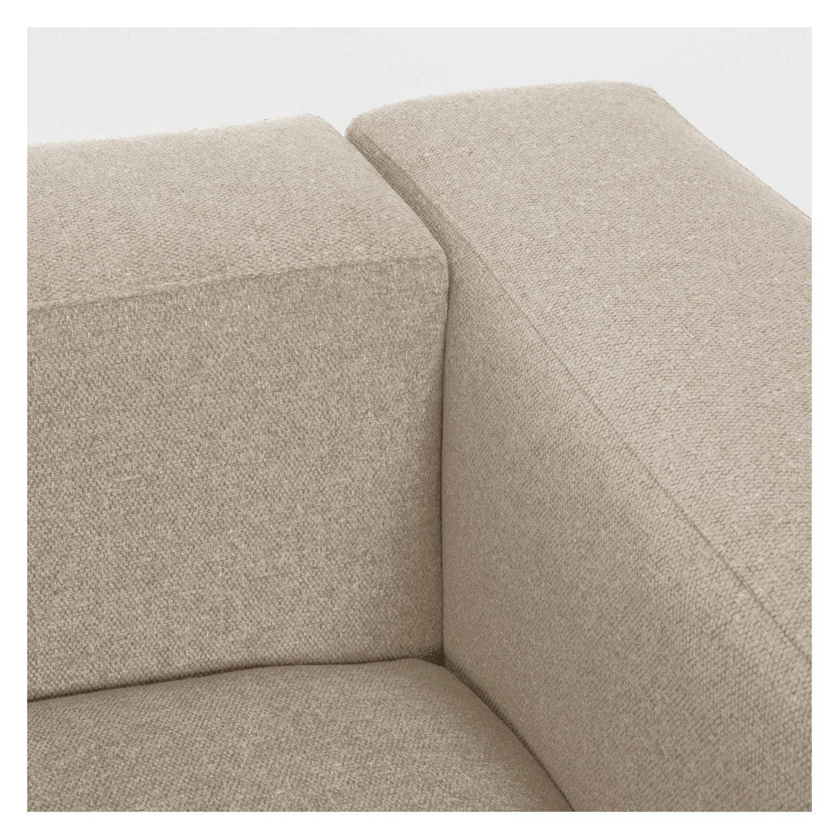 Blok 3 - pers. sofa 100x240 - Beige - UNOLIVING.COM