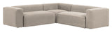 Blok 4 - pers. Hjørnesofa Beige, 290x290 - UNOLIVING.COM