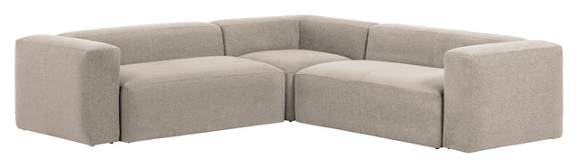 Blok 4 - pers. Hjørnesofa Beige, 290x290 - UNOLIVING.COM