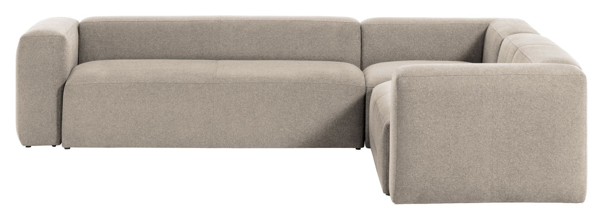 Blok 5 - pers. Hjørnesofa Beige - UNOLIVING.COM