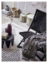 Bloomingville Baz Loungestol, Sort, Rattan - UNOLIVING.COM