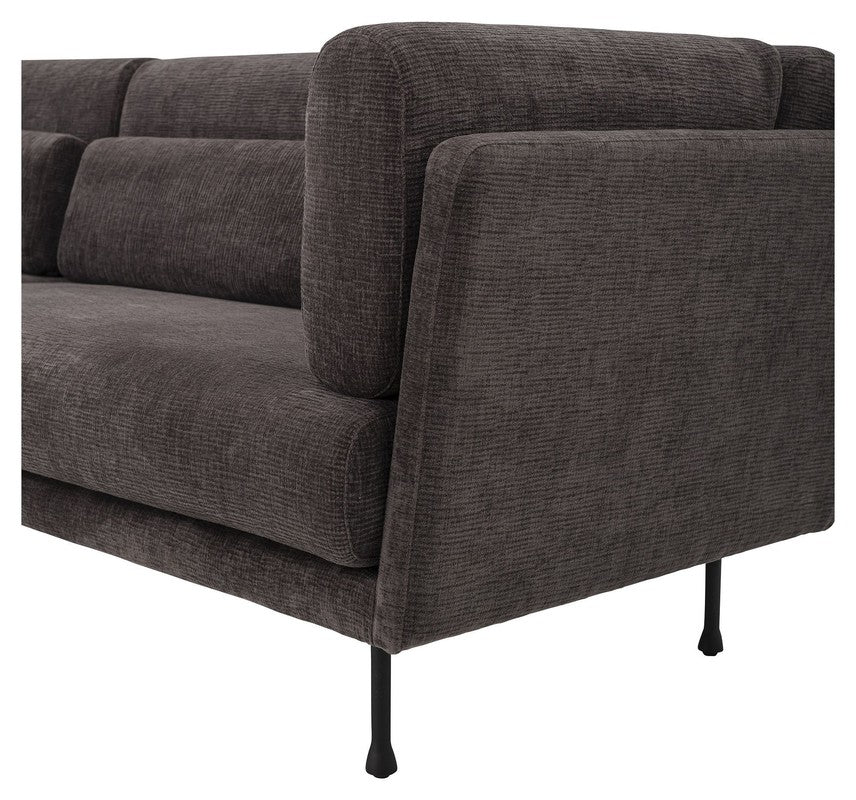 Bloomingville Grade 3 - pers. Sofa, Charcoal - UNOLIVING.COM