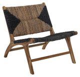 Bloomingville Grant Loungestol, Sort, Teak - UNOLIVING.COM