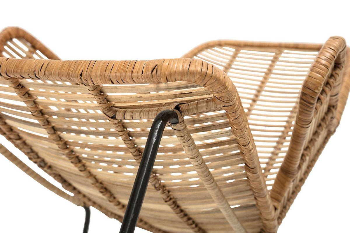 Bloomingville Lake Loungestol i rattan, Natur - UNOLIVING.COM