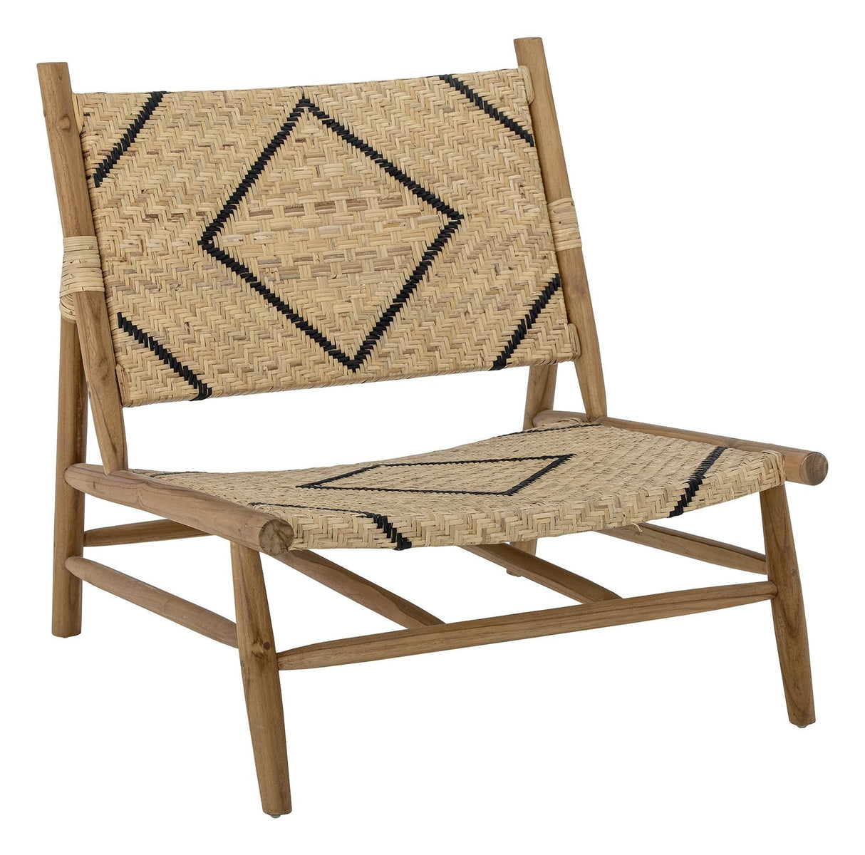 Bloomingville Lennox Loungestol, Natur - UNOLIVING.COM