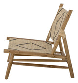 Bloomingville Lennox Loungestol, Natur - UNOLIVING.COM