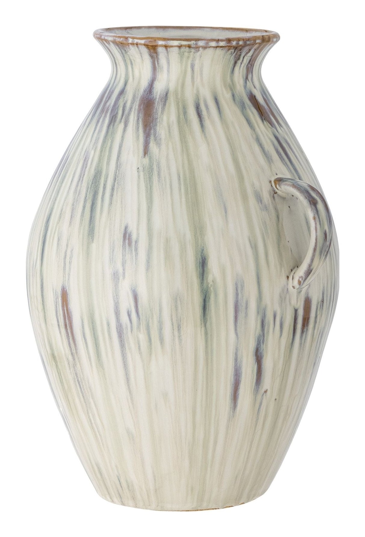 Bloomingville Sanella Vase, Grøn, Stentøj - UNOLIVING.COM