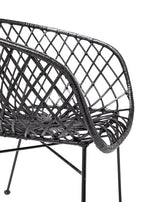 Bloomingville Spisebordsstol, Sort Rattan - UNOLIVING.COM