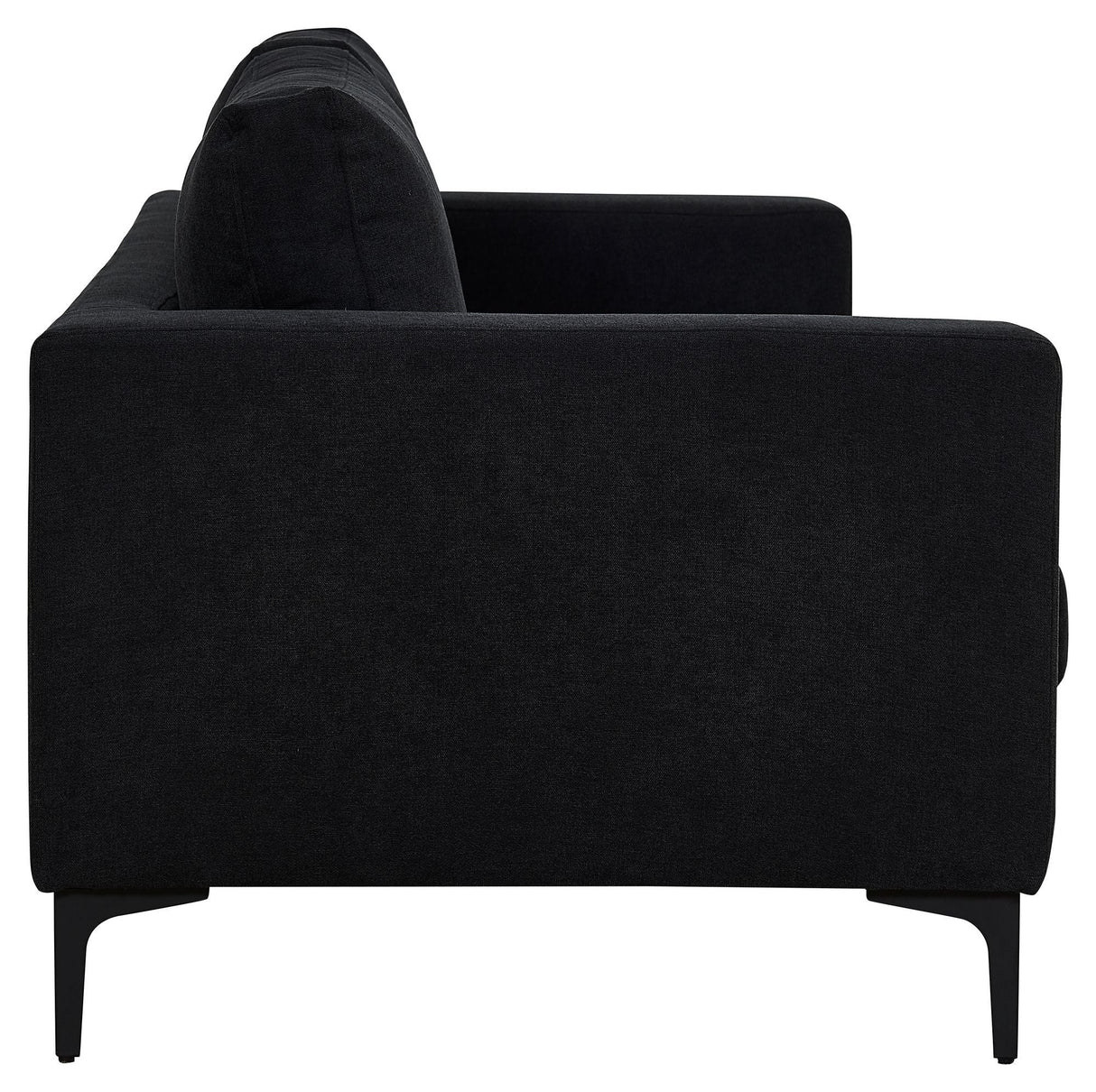 Bolero 3 - pers. Sofa, Sort Stof m. sorte ben - UNOLIVING.COM