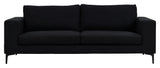 Bolero 3 - pers. Sofa, Sort Stof m. sorte ben - UNOLIVING.COM