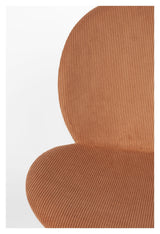 Bonnet Spisebordsstol - Terra Cotta fløjl - UNOLIVING.COM