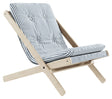 Boogie Loungestol, Beach Blue/Raw - UNOLIVING.COM