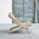 Boogie Loungestol, Beige/Natur - UNOLIVING.COM