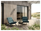 Boogie Loungestol, Blue Breeze/Petrol Blue - UNOLIVING.COM