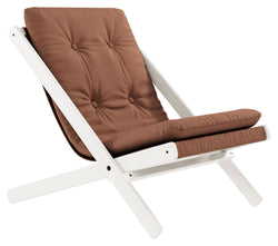 Boogie Loungestol, Clay Brown/White - UNOLIVING.COM