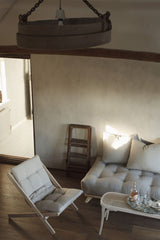 Boogie Loungestol, Linen/Natur - UNOLIVING.COM