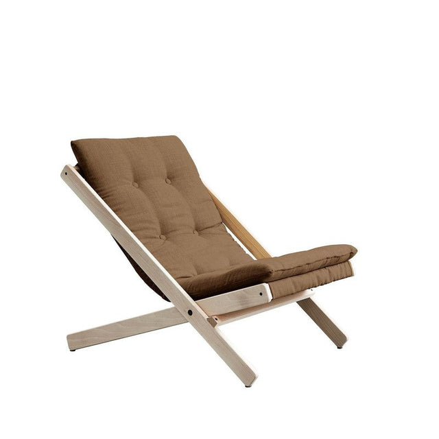 Boogie Loungestol, Mocca/Natur - UNOLIVING.COM