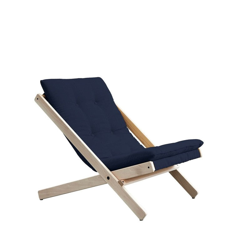 Boogie Loungestol, Navy/Natur - UNOLIVING.COM