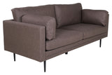 Boom 3 - pers. Sofa, Brun Microfibre - UNOLIVING.COM