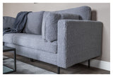 Boom 3 - pers. Sofa, Mørkegrå Stof - UNOLIVING.COM