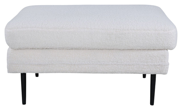 Boom Ottoman, Offwhite Teddy - UNOLIVING.COM