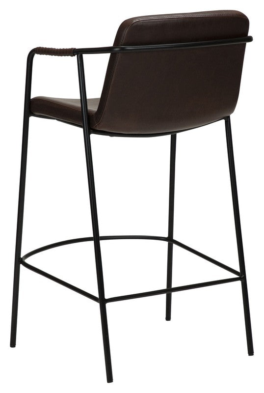 Boto barstol SH: 67cm, Vintage Cocoa Kunstlæder - UNOLIVING.COM