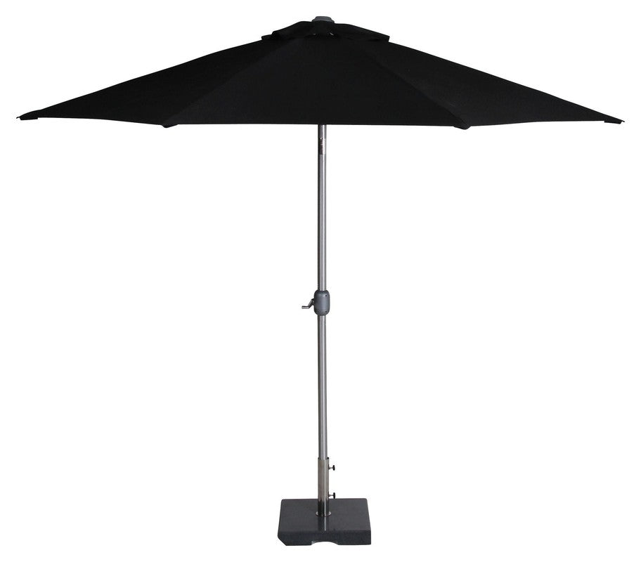 Brafab Andria Parasol, Sort/alu - UNOLIVING.COM