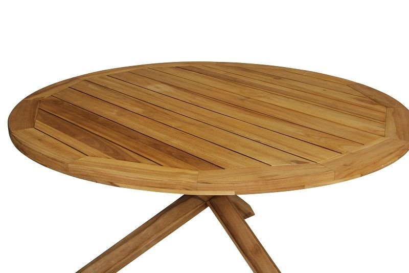 Brafab Eios Havebord Ø150, Teak - UNOLIVING.COM