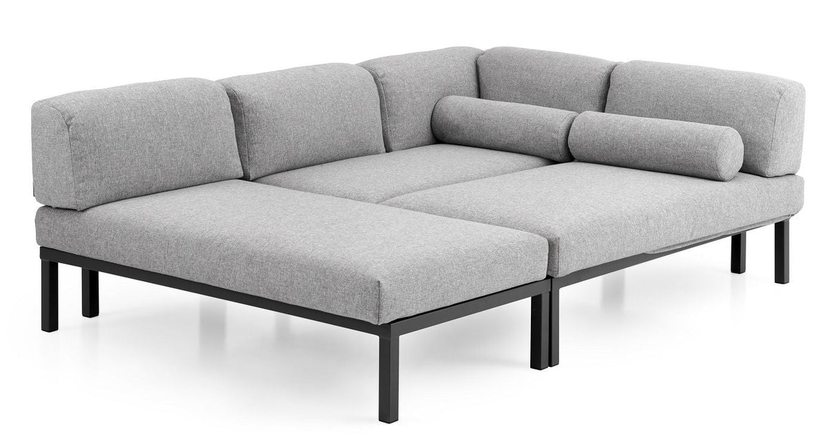 Brafab Gonesse Loungesofa, Grå - UNOLIVING.COM