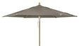 Brafab Trieste Parasol Ø250, Taupe/Natur - UNOLIVING.COM