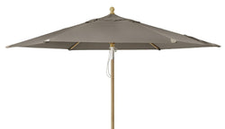 Brafab Trieste Parasol Ø250, Taupe/Natur - UNOLIVING.COM